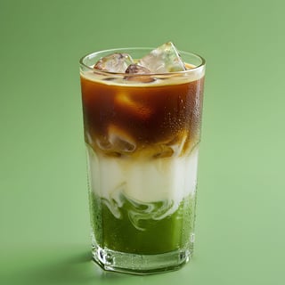 Dirty matcha latte​